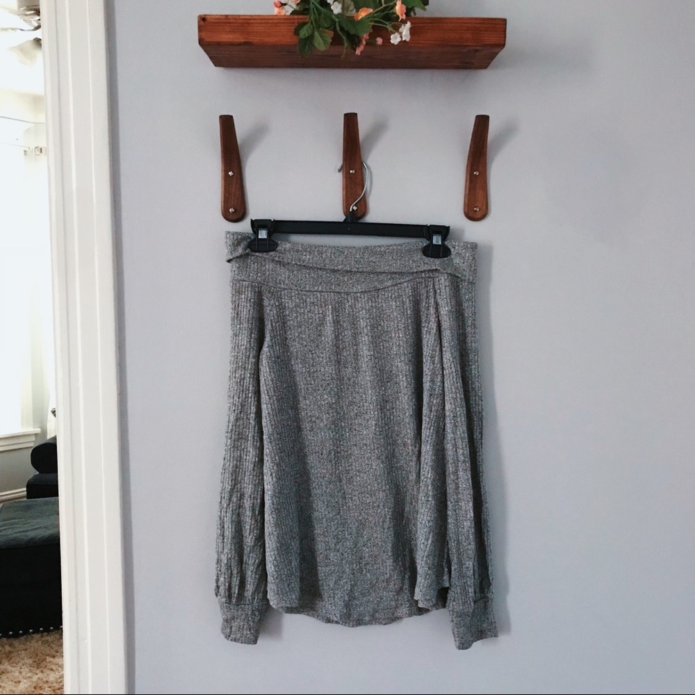 Off the shoulder sweater